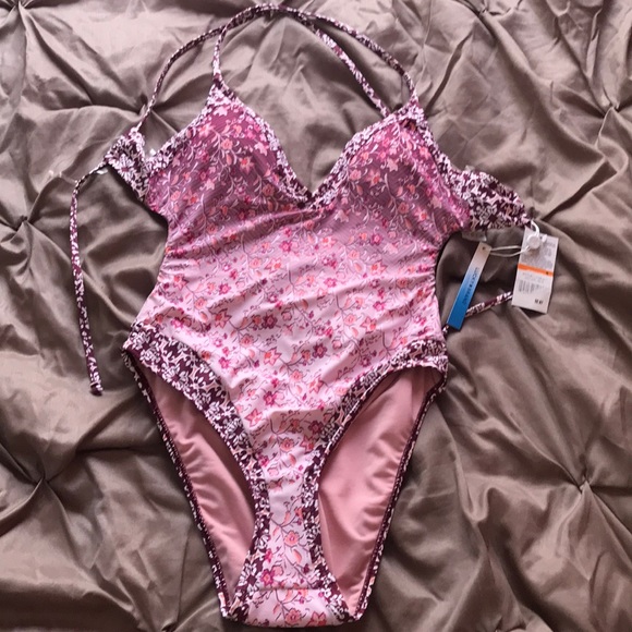 Super Cute floral Lucky Brand swimsuit - Picture 4 of 8